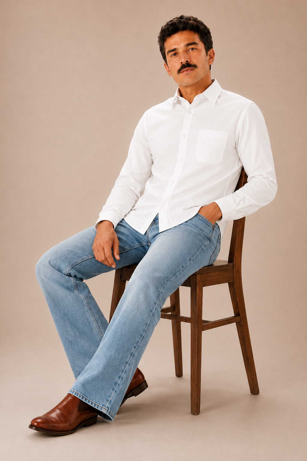 White Premium Cotton Casual Shirt