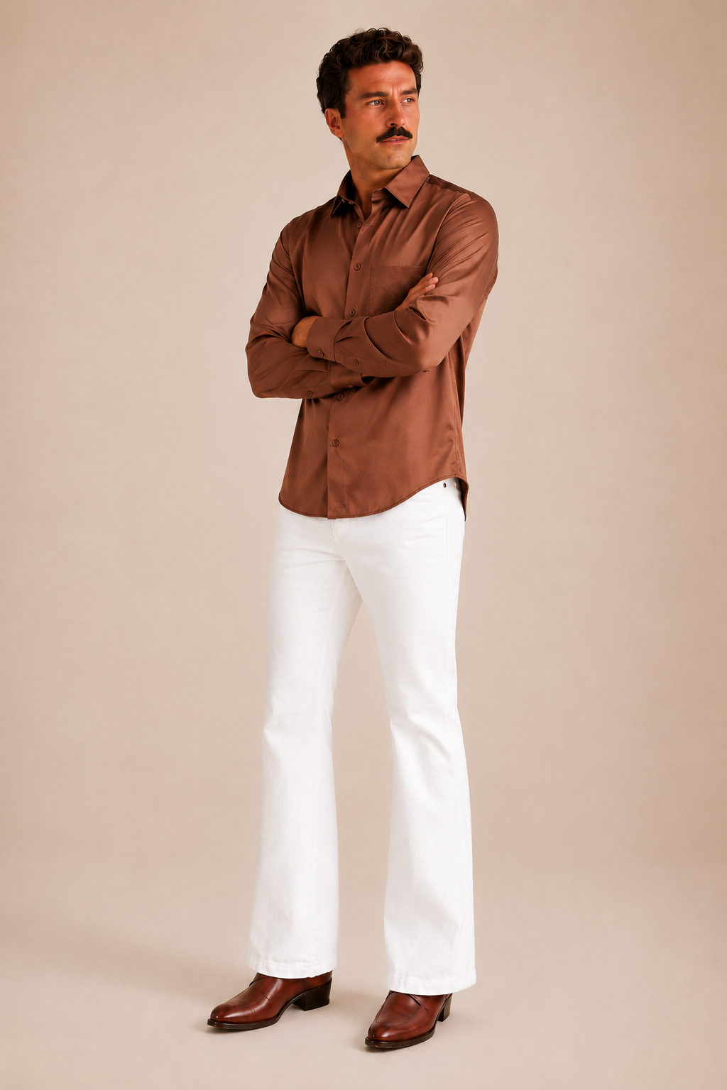 Chocolate Premium Cotton Casual Shirt