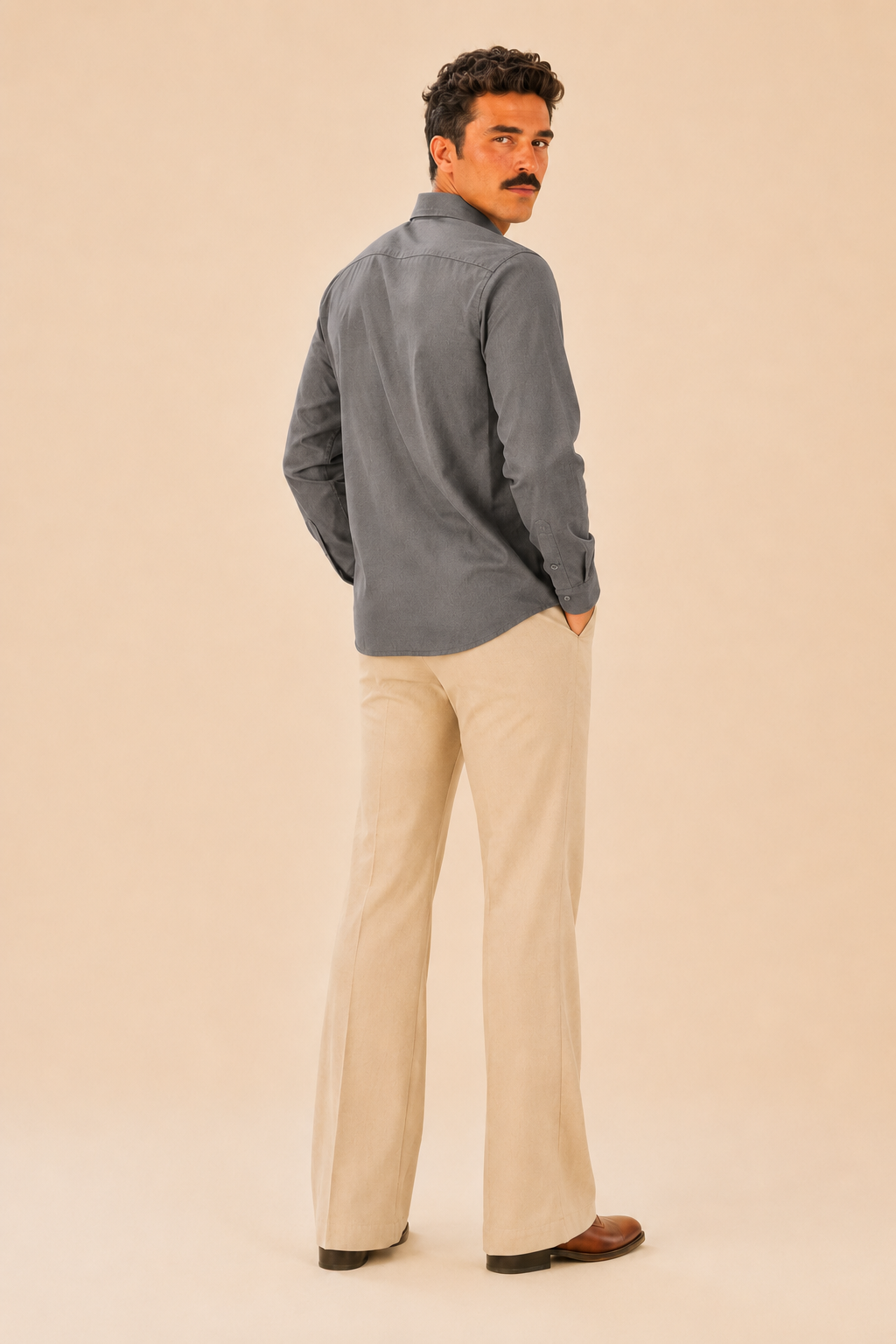 Grey Premium Cotton Casual Shirt