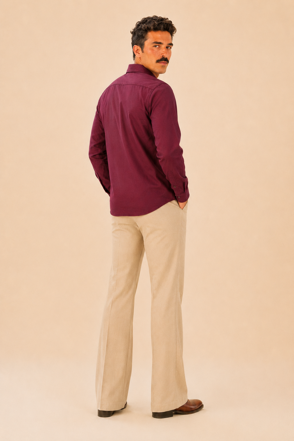 Maroon Premium Cotton Casual Shirt