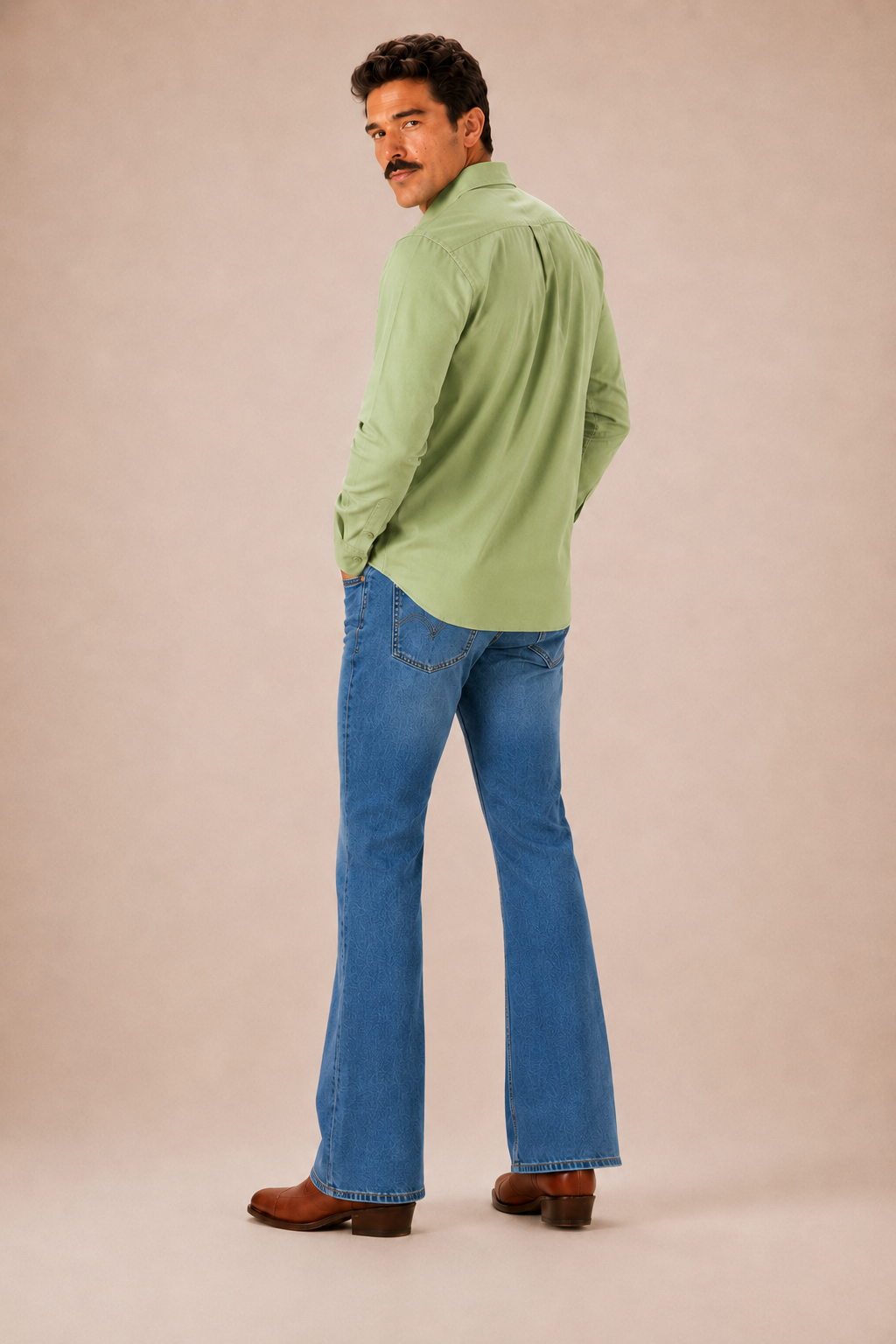 Light Green Premium Cotton Casual Shirt
